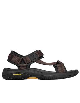 Sandalia Skechers Lomell en marrón