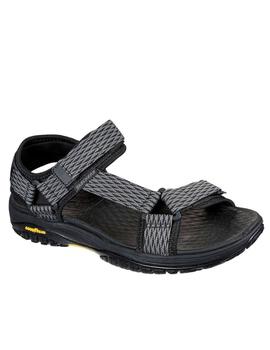 Sandalia Skechers Goodyear lomell en negro