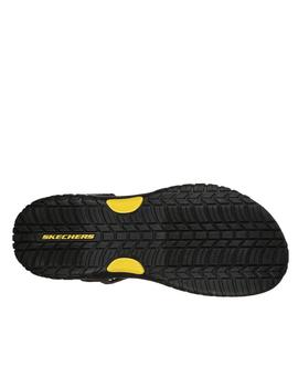 Sandalia Skechers Goodyear lomell en negro