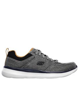 Deportiva Skechers streetwear color gris