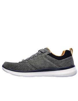 Deportiva Skechers streetwear color gris