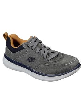 Deportiva Skechers streetwear color gris