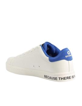 Deportiva Ecoalf contrast blanco y azul