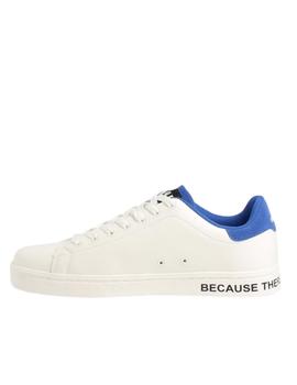 Deportiva Ecoalf contrast blanco y azul