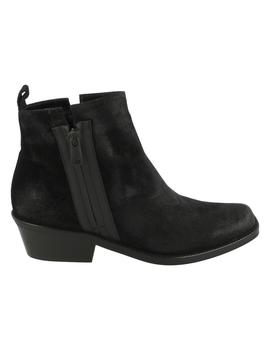 Botin de Janet con cremallera color negro