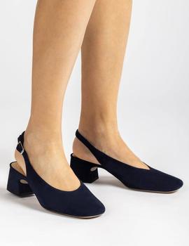 Zapato de Unisa mujer destalonado azul