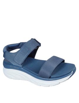 Sandalia Skechers dlux walker azul