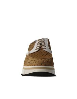 Zapato Calce mujer picado beige