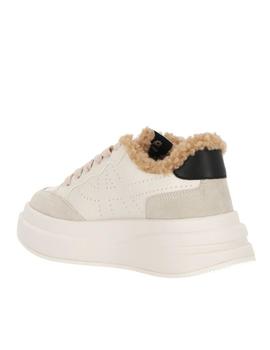 Sneaker Ash impulsfur con lana marrón