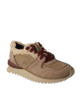 Deportivas Andiafora ruffle en beige