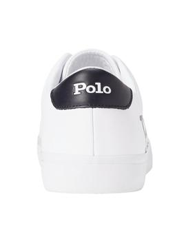 Sneaker Polo Longwood logo blanco