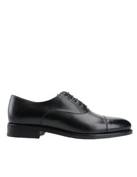 Zapato Berwick 4311 cordones goma negro