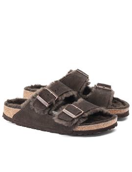 Birkenstock Arizona con lana en mocca