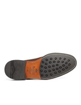 Zapato Berwick con cordones en ante marrón