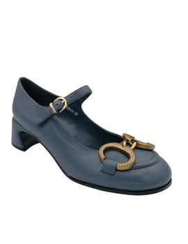 Zapato Jeannot pulsera y adorno azul