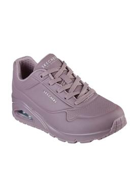 Deportiva Skechers Uno en malva