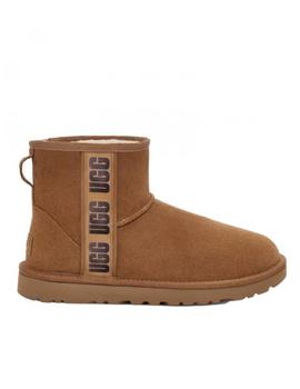 UGG Classic Mini side Logo chesnut