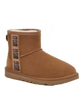 UGG Classic Mini side Logo chesnut