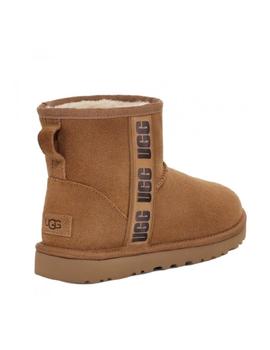 UGG Classic Mini side Logo chesnut