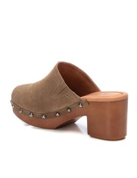 Zueco Carmela 160461 en taupe mujer