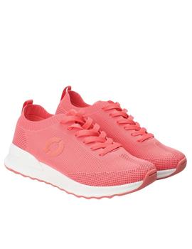 Deportiva Ecoalf mujer Prinalf Knit coral