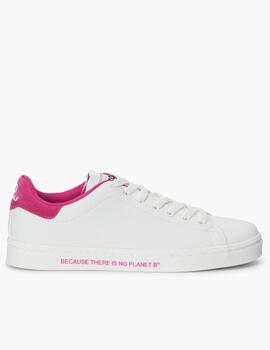 Deportiva Brisbanealf mujer Ecoalf blanco y rosa