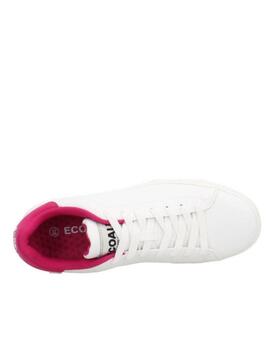 Deportiva Brisbanealf mujer Ecoalf blanco y rosa