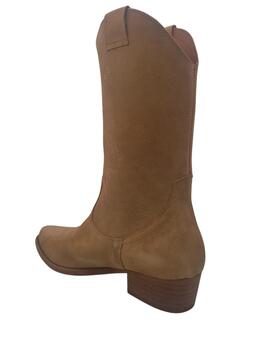 Botas camperas Bryan Jandra mujer en piel avena