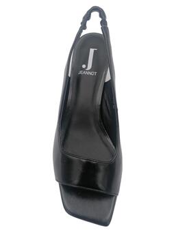 Zapato Jeannot abierto en negro