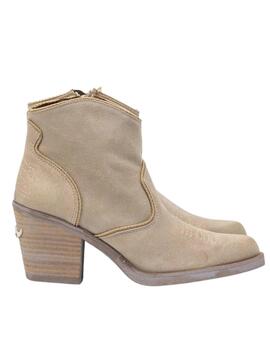 Botines Nemonic kansas en beige