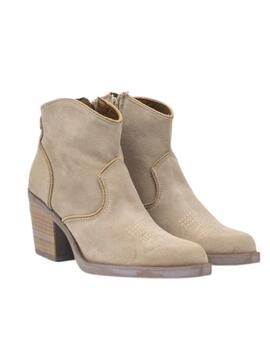 Botines Nemonic kansas en beige