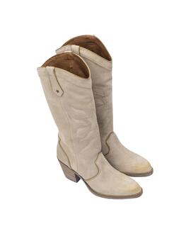 Botas Nemonic kansas en beige mujer