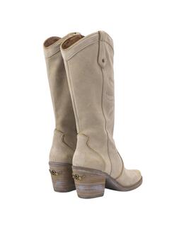 Botas Nemonic kansas en beige mujer