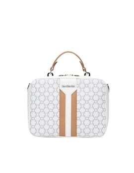 Bolso Nero Giardini logos en blanco