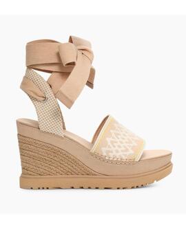 Alpargata UGG beige abbot Ankle Wrap