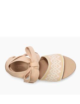 Alpargata UGG beige abbot Ankle Wrap