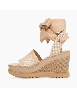 Alpargata UGG beige abbot Ankle Wrap