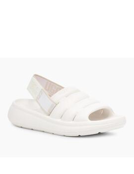 Sandalia UGG Eva en blanco mujer