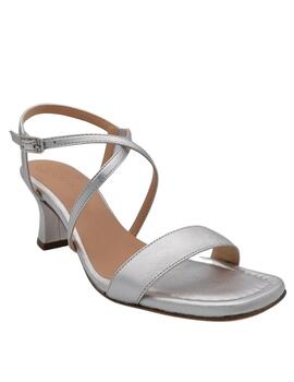 Sandalia Unisa Marley plata mujer