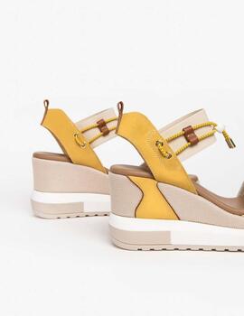 Sandalias Nero Giardini E307753D mostaza