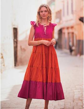 Vestido Poppy Field Anya orange