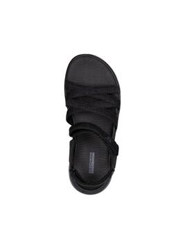 Sandalia Skechers Gowalk en negro mujer