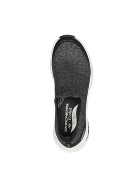 Skechers Arch Fit zapatilla negra sin cordones