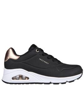 Zapatilla Skechers Uno golden air negro