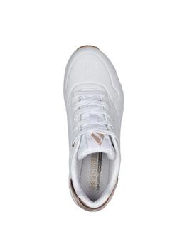 Sneaker Skechers blanca Uno golden air