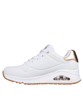 Sneaker Skechers blanca Uno golden air