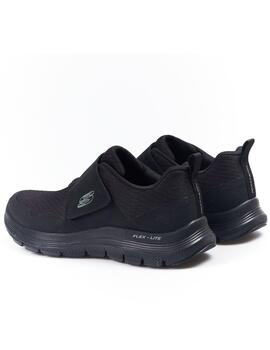 Deportiva velcro Skechers en negro