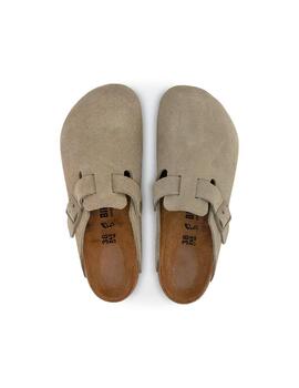 Zueco Birkenstock Boston faded kaki