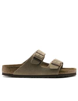 Sandalia Birkenstock Arizona suede taupe unisex