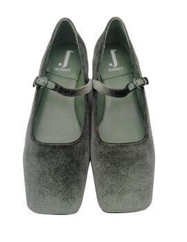 Zapato mercedes Jeannot pulsera verde